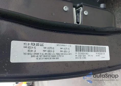 2016 Dodge Charger Se from USA, damaged, VIN 2C3CDXBG5GH180221